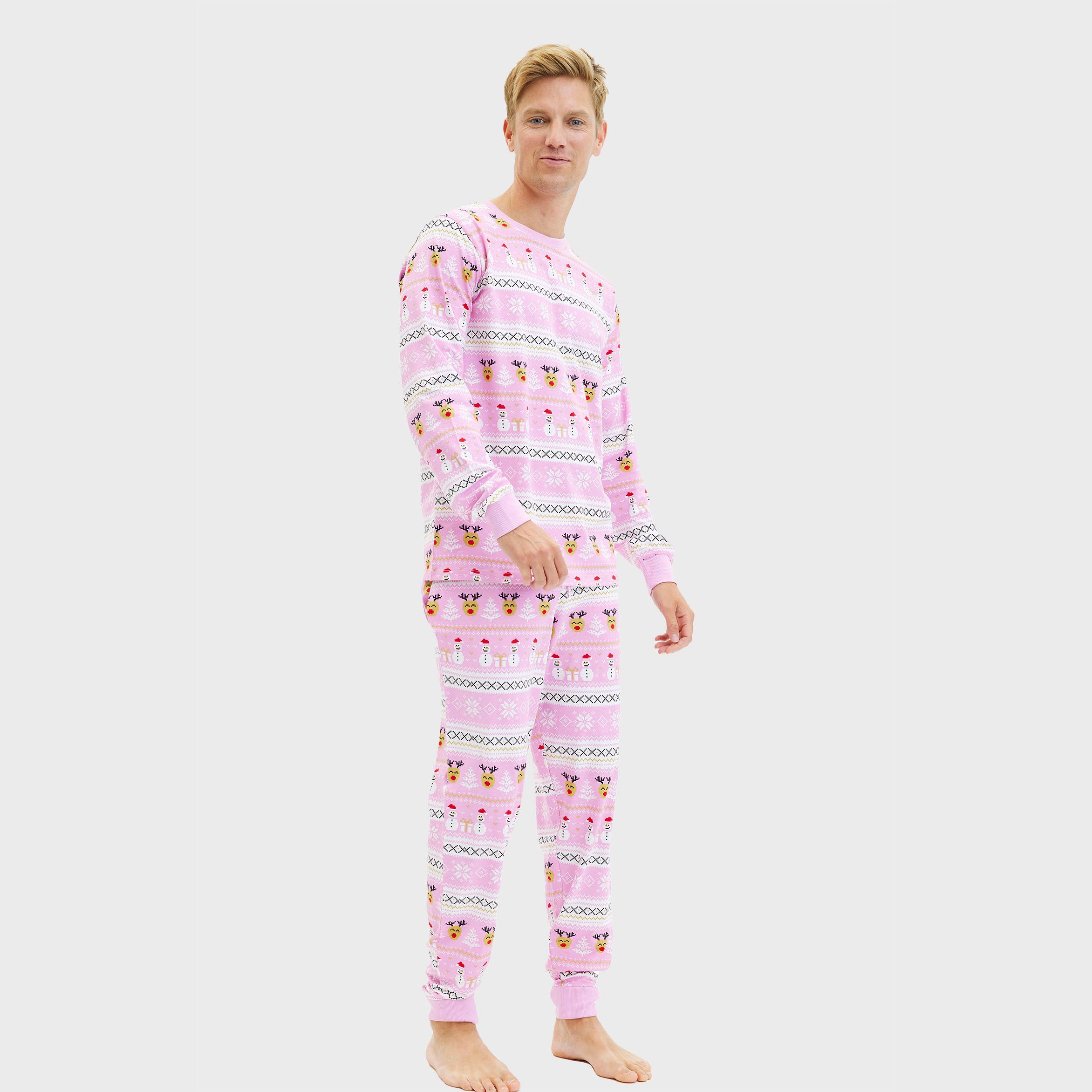 The reinstyle pyjamas pink - Men